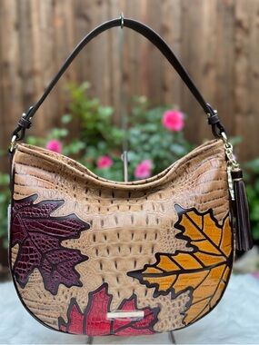 NWT Brahmin Small Kathleen Toffee Cartland Leather Purse